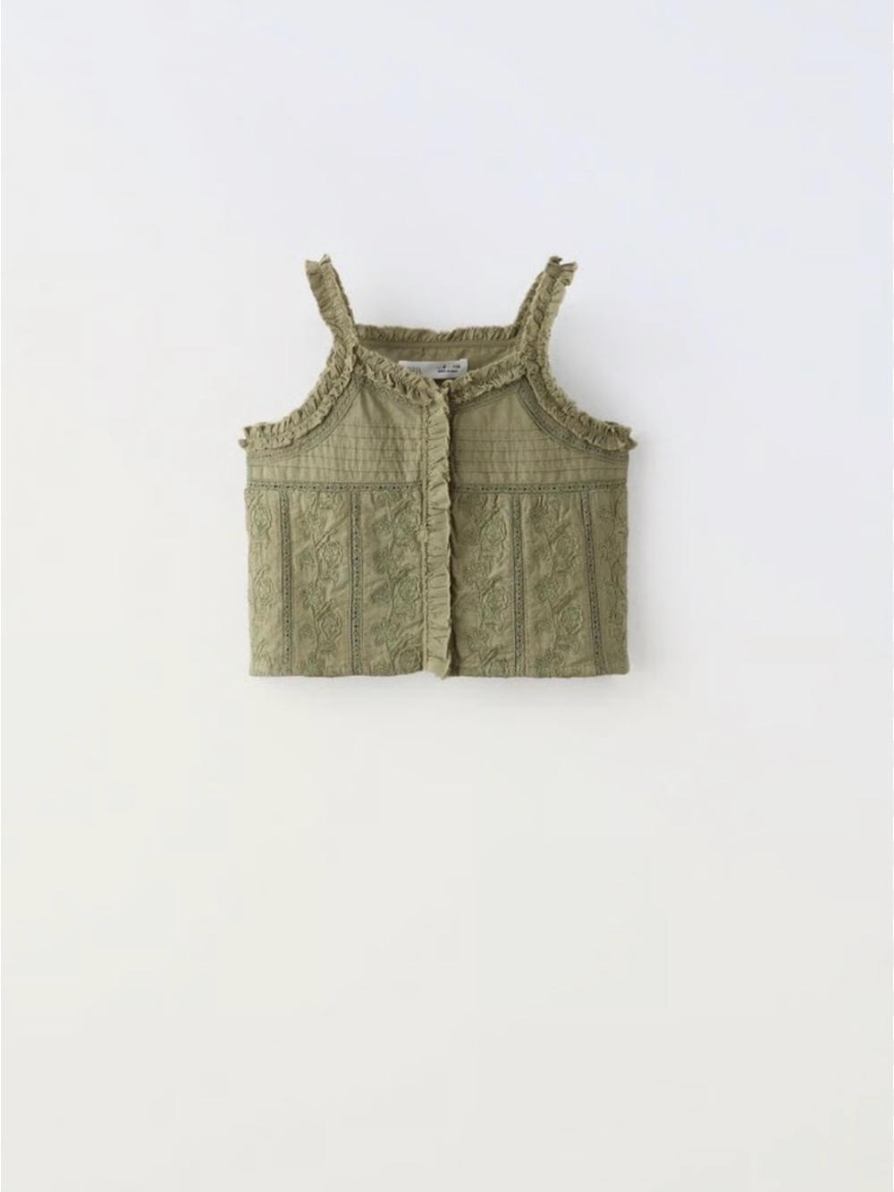 ZARA | button down tank